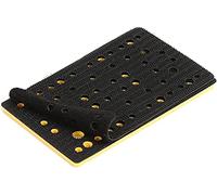 Mirka Scarpa di Levigatura Grado di Durezza Medio e Tampone di Protezione, in Strappo Per Levigatrici Orbitali Mirka DEOS DEOS353CV con 46 Fori di Aspirazione per Levigatura Senza Polvere, 81 x 133 mm