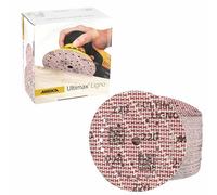 Mirka Ultimax Ligno Ø 125mm dischi abrasivi a strappo Multifit/grana 220/100 pezzi/multiperforazione/per la levigatura di superfici in legno