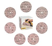 Mirka Ultimax Ligno Dischi abrasivi Ø 150 mm con attacco a strappo/Kit assortito con 10 dischi per grana P40, P60, P80, P120, P150, P180, P320 / 70 pz/Per levigatrici rotorbitali Ø 150 mm