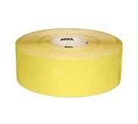 Mirka Yellow Carta abrasiva Rotolo di carta abrasiva / 100mm x 50m / P240 /levigatura di legno duro, legno dolce, vernice, stucco, plastica / 1 rotolo