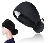 MIRKUZI 1 cuffia da infermiera da donna, cuffia da infermiera, berretto da lavoro regolabile, grazioso berretto antipolvere unisex, cuffia da infermiera da donna