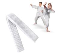 MIRKUZI Cinture da karate Cintura da Judo da 180 cm, Cintura da Taekwondo, Cintura da Arti Marziali, Cintura da Karate in Tessuto Extra Spesso per Bambini, Cintura Professionale da Karate e Aikido