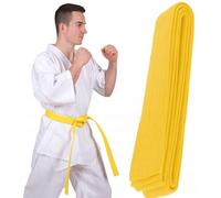 MIRKUZI Cinture da karate Cintura da Judo da 180 cm, Cintura da Taekwondo, Cintura per Arti Marziali, Cintura da Karate per Bambini in Tessuto Extra Spesso