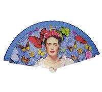 Miro Boho Chic - Ventaglio Frida, eleganza e tradizione in un ventaglio dal design esclusivo, regalo invisibile per donne (Frida farfalle)
