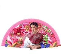 Miro Boho Chic - Ventaglio Frida Eleganza e Tradizione in un Ventaglio dal design esclusivo Regalo originale per donna Regalo amico invisibile, Rosa 1, Talla Unic