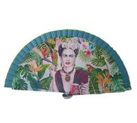 Miro Boho Chic - Ventaglio Frida Eleganza e Tradizione in un Ventaglio dal design esclusivo Regalo originale per donna Regalo amico invisibile, Tropicale 1, Talla Unic