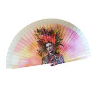 Miro Boho Chic - Ventaglio Frida Eleganza e Tradizione in un Ventaglio di Design Esclusivo Regali da donna Regalo amico Invisible Gift Geschenke FüR Frauen (Frida tropicale)