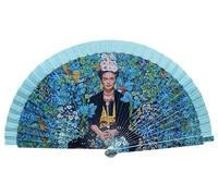Miro Boho Chic - Ventaglio Frida Eleganza e Tradizione in un Ventaglio di Design Esclusivo Regali da donna Regalo amico Invisible Gift Geschenke FüR Frauen (Turchese)