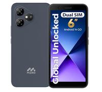 MIRO Telefono cellulare 4G - Nuovo smartphone Android 14 Go Edition, display da 6 pollici, 2 GB+32 GB (espandibile da 256 GB), batteria 3000 mAh, fotocamera 5 MP+2 MP, doppia SIM, jack per cuffie da