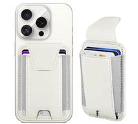 Miroddi per MagSafe Portafoglio con copertura per la privacy, portafoglio magnetico in pelle per iPhone 15/14/13/12 modelli, portafoglio magnetico per telefono, adatto a 7 carte, blocco RFID per carte