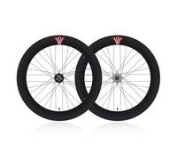 MIRODO 700C Bici Scatto Fisso Ruote 70mm Lega Alluminio Cerchi Con 17 Denti Cassetta Fissa 36 Fori Cuscinetto Sigillato Mozzo Anteriore 100mm Posteriore 120mm Compatibile Ruota Libera(Pair)