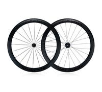 MIRODO 700C Set Ruote Bici Corsa Strada 40/50mm 20/24 Fori Lega Alluminio Doppia Parete Cerchi Anteriore 2 Posteriore 4 Cuscinetti QR 100/130mm C-Freni Ruote Perr 8-12 Velocità(700C*50mm)