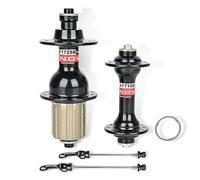 MIRODO Bici Strada Mozzi Kit 20-24 Fori Lega Alluminio V/C-Brake Pieghevole Bici Mozzo QR Anteriore 9 * 100mm Posteriore 10 * 130mm Cuscinetto Sigillato Per HG Freehub 8-12 Velocità Cassette(Pair)
