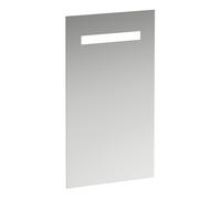 Miroir LAUFEN Leelo avec éclairage LED horizontal intégré, cadre en aluminium, 450 mm, version pour interrupteur externe, H4476119501441, H4476119501441