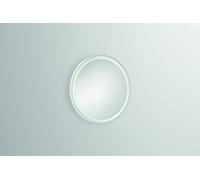 Miroir LED Alape SP. FR600.R1, rond, L : 600mm, H : 600mm, P : 40mm, dimmable, 6744001331, 6744001331, Colorazione: bianco opaco