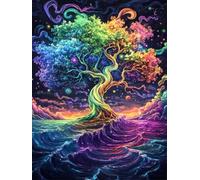 MIRONS 5D Diamond Painting Kit, albero di fantasia Diamond Painting Kit Completo, Diy Pittura Diamante,Ricamo Strass Punto Croce Diamante Kit Disegno, Craft Arts for home Wall Decor 40 * 50cm