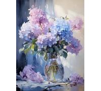 MIRONS 5D Diamond Painting Kit Completo Adulti, Bellissime ortensie,H 30 * 40cm fai da te Pittura Diamante Ricamo tela Pittura per la casa Decorazione casa e Regali