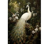 MIRONS Ricamo Starter Kit, Ragazza classica e fiori 11CT Contato Cross Stitch Kit, Punto Croce Prestampato Completo Stampati Prestampati Schemi per Principianti(K259)