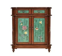 MIROOOO Credenza Credenza Della Cucina Portico scarpiera pastorale dipinta retrò vecchi mobili soggiorno cassetto portaoggetti credenza a mano Credenza Mobile bar