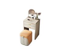 MIROOOO Scrivania da Toeletta Vanity scrivania set da donna cameretta camera da letto moderna commessa for camere da letto for campeggio con specchio, sgabello Tavolo per Camera da Letto