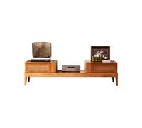MIROOOO Supporto per mobile TV 180cm Credenza Retrò in Legno e Vimini, Centro Intrattenimento Rustico per Casa, Hotel & Agriturismi Gabinetto Televisivo del Centro di Intrattenimento