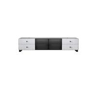 MIROOOO Supporto per mobile TV 200cm Console Legno Minimalista, Hub Intrattenimento Casa, Mobile Deposito Ottimizzato per Alberghi Gabinetto Televisivo del Centro di Intrattenimento