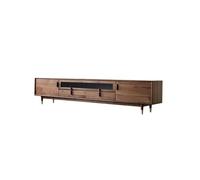 MIROOOO Supporto per mobile TV Mobiletto porta TV in legno massello di noce 200x40x50cm, mobile porta TV, mobile porta TV for soggiorno Gabinetto Televisivo del Centro di Intrattenimento