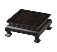MIROOOO Supporto per Vaso con Base Statua Base Bonsai Sandalo Artigianato Ornamenti Pietra Vaso di Buddha Statua Jade Staffa Inferiore for la Decorazione dell'ufficio Domestico Piedistallo Bonsai(S)