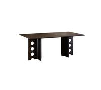 MIROOOO Tavolino da Caffè 180x100x75cm Tavola da Pranzo Soggiorno Vintage Legno Massello Casa per Caffè, Cucina, Sala Tavolo da Pranzo
