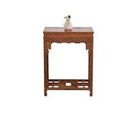 MIROOOO Tavolino da Soggiorno Tavolino da tè Tavolino da Divano in Legno in Stile Cinese Tavolino da Salotto Supporto for Fiori ad Angolo Comodino