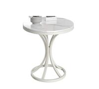 MIROOOO Tavolino da Soggiorno Tavolino da tè Tavolino da Salotto Rock Slab Tavolino da caffè Rock Slab Tavolino ad Angolo Tavolino Mobile Semplice da Balcone Tavolino Rotondo Comodino(A,50cm)