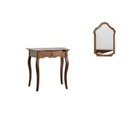 MIROOOO Vanity Desk Scrivania per Il Trucco Toeletta retrò in Legno for Camera da Letto Postazione Trucco Scrivania per Camera da Letto