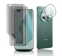 MiRowy 2+2 Pezzi TPU Privacy Pellicola Protettiva + Fotocamera Vetro Temperato per Honor Magic5 Pro 5G, TPU Privacy Pellicola Film Anti Graffio Pellicola Protettiva per Honor Magic5 Pro 5G