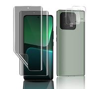 MiRowy 2+2 Pezzi TPU Privacy Pellicola Protettiva + Fotocamera Vetro Temperato per Xiaomi 13 Pro 5G, TPU Privacy Pellicola Film Anti Graffio Pellicola Protettiva per Xiaomi 13 Pro 5G