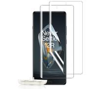 MiRowy 2 Pezzi TPU Pellicola Protettiva per OnePlus 12R 5G, con Strumento Installazione Pellicola Film, HD Trasparente Anti Graffio Pellicola Protettiva per OnePlus 12R 5G