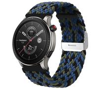 MiRowy 22mm Cinturino per Amazfit Balance 2/Balance/Bip 6/Bip 5/5 Unity/Balance/Cheetah/Cheetah Pro, Regolabile Tessitura Cinturini di Ricambio per Amazfit GTR 4/GTR 3/3 Pro, Blu e verde