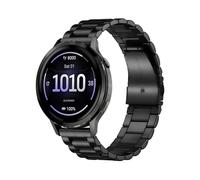 MiRowy Cinturino da 18 mm per Garmin Venu 4 41 mm/Venu 3S 41 mm/Forerunner 265S/Forerunner 255S, cinturino regolabile in acciaio inox per Garmin Vivoactive 4S 40 mm/Vivomove 3S 39 mm, nero