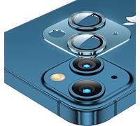 MiRowy Pellicola Protettiva per Fotocamera Compatibile con iPhone 13/13 Mini, Vetro Temperato, Durezza 9H, Blu