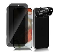 MiRowy Pellicola Protettiva per Google Pixel 9, 2+2 Privacy Vetro Temperato e Fotocamera Protezione Pellicola, 9H Durezza Pellicola Film Anti Graffio Protettiva per Google Pixel 9