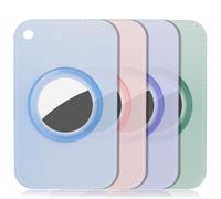 MIRPARVA Custodia Portafoglio per AirTag, Ultra Sottile Wallet Card Compatibile con AirTag, Porta Carta di Credito per Borsa, Zaino, Portafoglio, Valigia, Pochette (4 colori trasparenti)