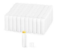 Mirrline Wihte, 100 contenitori vuoti da 5 g, in plastica, per rossetti, lucidalabbra, deodoranti, balsami, cosmetici fai da te