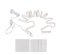 Mirror a LED Vanity Light Toucheble White Light USB Dimmeble Makeup Vanity Light Bathin (14 corde)