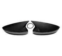 Mirror Cap Replacement 2pcs Fiber Pattern Rearview Side Mirror Cover