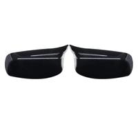 Mirror Cover Cap 2PCS Gloss Black Wing Rearview Mirror Caps | for bmw E60/E61/E63/E64, for 2004/2005/2006/2007