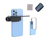Mirror Effect Lens - Capture Stunning Reflections Instantly, mount Smartphone Camera Mirror Reflection Clip Kit, Shoot The Sky Lake Water Portrait for All Phones, Outdoor Photography (black)