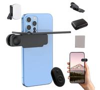 Mirror effect lens-capture stunning reflections instantly,New Upgrade Adjustable Smartphone Photography Flip Mirror for Android & iOS Smartphones,for Photography (Black,With remote control)