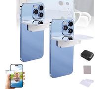 Mirror Effect Lens-Capture Stunning Reflections Instantly, Selfie Mirror with Shoot The Sky Lake Water Portrait Reflection, Smartphone Camera Mirror Reflection Clip Kit Cool (2w)