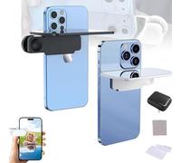 Mirror Effect Lens-Capture Stunning Reflections Instantly, Selfie Mirror with Shoot The Sky Lake Water Portrait Reflection, Smartphone Camera Mirror Reflection Clip Kit Cool (2mix)