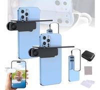 Mirror Effect Lens-Capture Stunning Reflections Instantly, Selfie Mirror with Shoot The Sky Lake Water Portrait Reflection, Smartphone Camera Mirror Reflection Clip Kit Cool (2b)