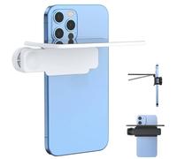 Mirror Effect Lens - Capture Stunning Reflections Instantly, Smartphone Camera Mirror Reflection Clip Kit Adjustable HD Flip Mirror for Phone Photography & Travel (White)